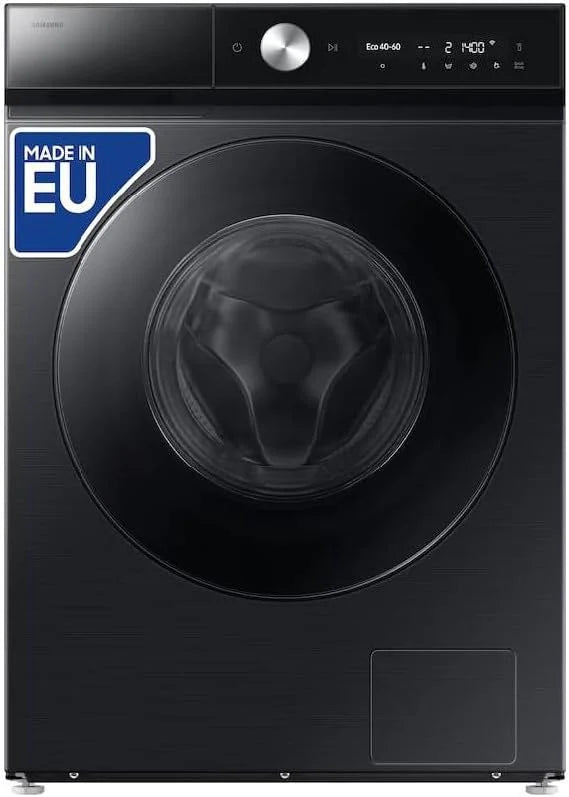 Samsung Wasmachine Bespoke AI Quickdrive WW11DB8B95GB/U3, vrijstaand, 11 kg, 1400 omw/min, wifi, AI Control, stoom, voorlader, 60 x 85 x 60 cm