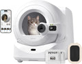 PETKIT PUROBOT ULTRA Zelfreinigende Kattenbak, AI Camera, Automatisch Inpakken, Automatisch Kattenbak, 2.4G en 5G Wifi, App Controle, Geur Eliminatie, 70L, voor Verschillende Katten