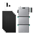 Zendure SF2400 Pro Zonne-energie Thuisbatterij 2400W AC, 4800W PV-ingang (3000W DC + 1800W AC), Uitbreidbaar met 16,8kWh, met 3 AB3000L, 4 450W Bifaciale Panelen en 1 P1 Elektriciteitsmeter(SF2400 Pro+P1+2*AB3000L+4*450W)