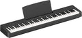 Yamaha P-145 Portable Keyboard, Zwart – Lichte en draagbare compacte piano met Graded-Hammer-Compact toetsenbord met 88 gewogen toetsen en 10 voices(P-145(BT))