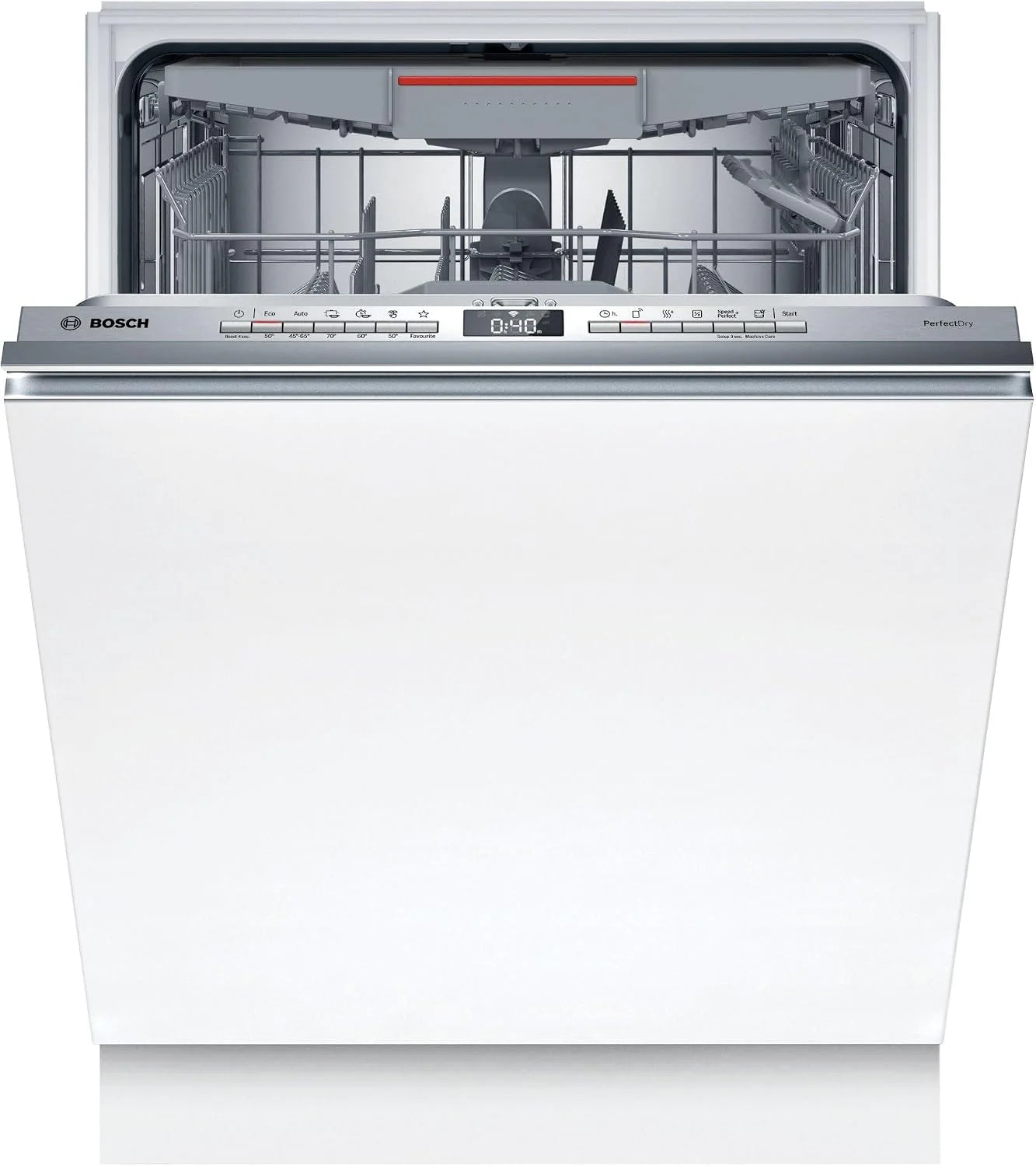 Bosch SMV6YCX02E serie 6 inbouw-vaatwasser, volledig inschuifbaar, PerfectDry, Home Connect, EfficientDry: automatische deuropening, 60 cm