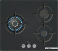 Bosch Gaskookplaat, serie 6, 3 kookzones, FlameSelect, GasStop, zwart, PPC6A6I10(60 cm/3 zones met 4 kW wok)