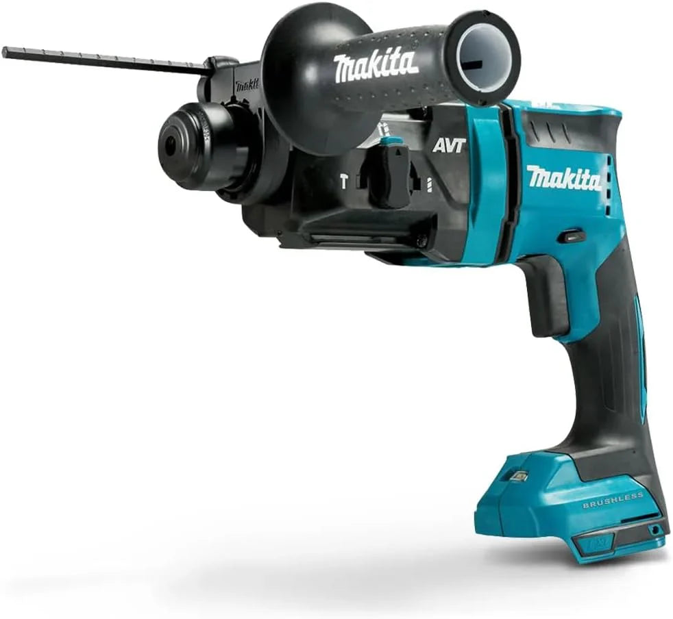 Makita DHR182RTWJ Combihamer SDS Plus (incl. stofafzuiging, met accu 18 V + oplader, enkele slagsterkte max. 1,7 joule)(accu-combihamer)