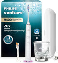 Philips Sonicare DiamondClean 9400 elektrische tandenborstel met app, Grijs (Model HX9917/90)(Wit/2 Borstels)