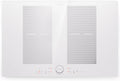 Klarstein Inductieplaat, 7000 W, elektrische kookplaat met inductie, inductiekookplaat, 4 pitten, kooktafels, ThermoBoost verwarmingsplaten, elektrisch fornuis voor keuken(80 cm | Flex | 4 Zones/Wit)