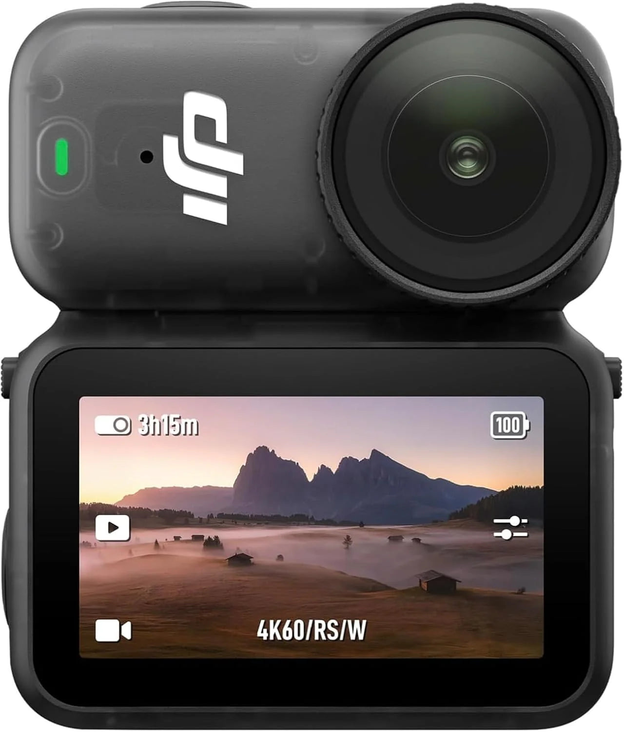 DJI Osmo Nano Standaardcombo (128GB) - Kleine 4K/60fps Vlogcamera met een 1/1,3″ sensor, 143° brede FOV video, 200-min opname, snelle contentoverdracht, magnetische POV-cam 4K voor sport, vlog(Standaardcombo (64 GB))
