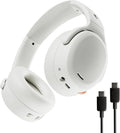 Skullcandy Crusher ANC 2 Draadloze over-ear koptelefoon met ruisonderdrukking, Sensory Bass, een accuduur van 50 uur, Skull-iQ, ondersteuning voor Alexa en Bluetooth-apparaten, Bone