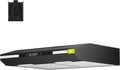 CIARRA CBCB90921 A+ Afzuigkap 90 cm Onderbouw, 3 Snelheden, Touchbediening, Afvoer  recirculatie afzuigkap met koolstoffilter CBCF011, Zwart(60cm)